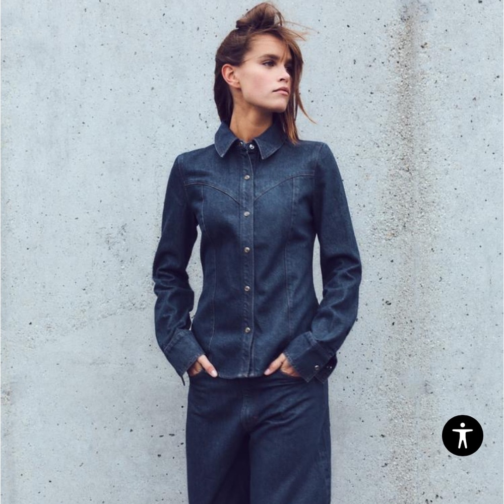 Zara Denim Shirt TRF